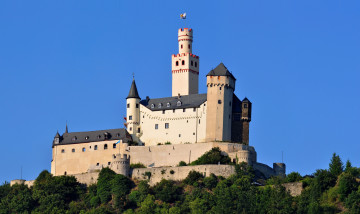 Картинка marksburg+castle города замки+германии marksburg castle