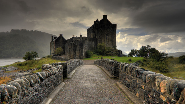 Обои картинки фото города, замок эйлен-донан , шотландия, eilean, donan