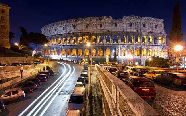 Обои картинки фото города, рим,  ватикан , италия, колизей