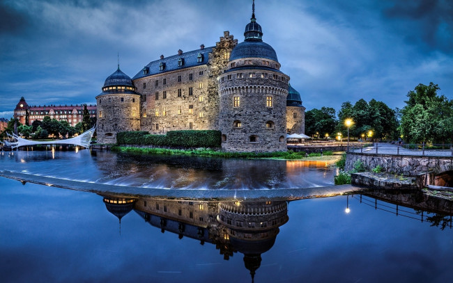 Обои картинки фото orebro castle, города, замки швеции, orebro, castle