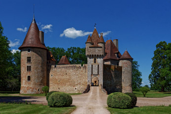 Картинка chateau+de+thoury города замки+франции chateau de thoury