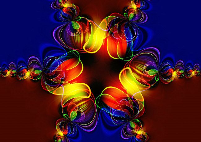 Обои картинки фото 3д графика, фракталы , fractal, узор, цвета