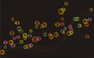 Картинка 3д графика abstract абстракции шарики