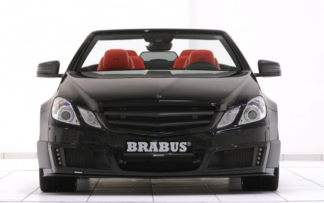 Обои картинки фото brabus, v12, cabriolet, 2011, автомобили, авто, e
