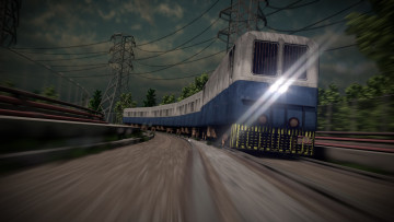 Картинка техника 3d поезд