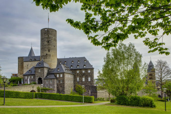 Картинка замок+genoveva+германия города -+дворцы +замки +крепости замок genoveva германия ландшафт