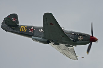 Картинка yak-9u-m авиация боевые+самолёты истребитель