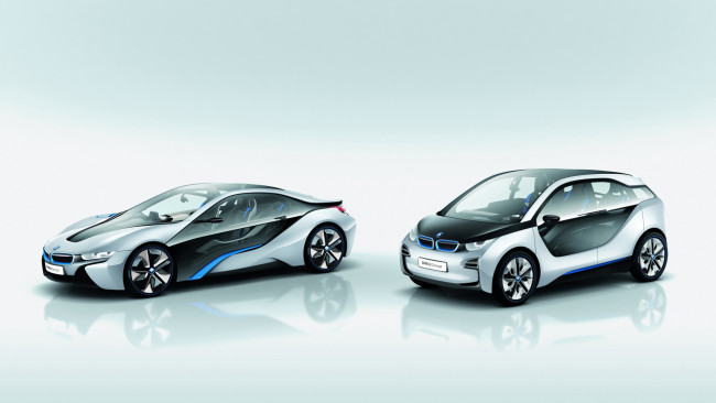 Обои картинки фото bmw i3 concept 2011, автомобили, bmw, i3, 2011, concept