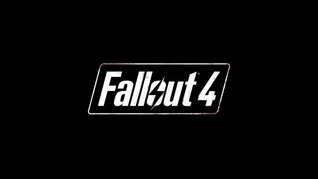 Обои картинки фото видео игры, fallout 4, фон, логотип