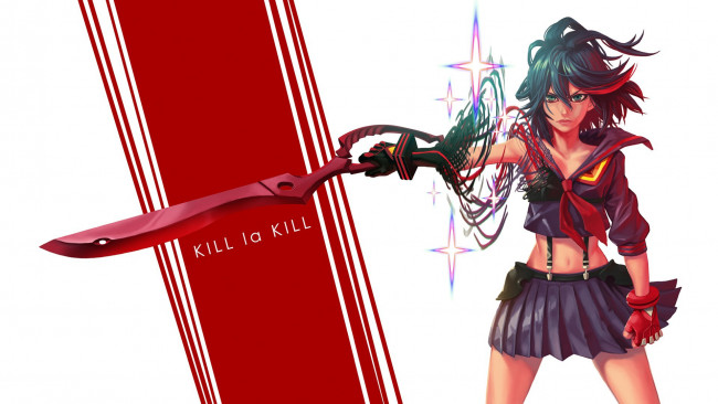Обои картинки фото аниме, kill la kill, ryuko, matoi