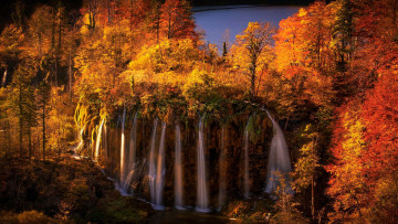 Картинка плитвицкие+озера природа водопады плитвицкие озера