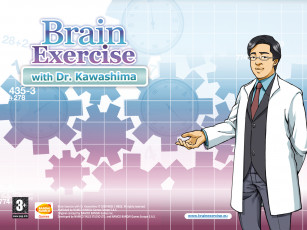 обоя brain, exercise, with, dr, kawashima, видео, игры