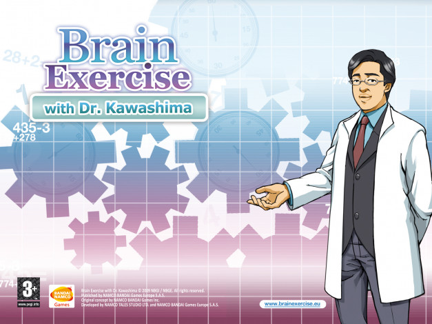 Обои картинки фото brain, exercise, with, dr, kawashima, видео, игры