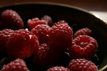 Картинка еда малина ягоды
