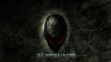 Картинка компьютеры alienware инопланетянин логотип голова пришельца