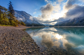 Картинка австрия+тироль природа побережье озеро тироль горы австрия