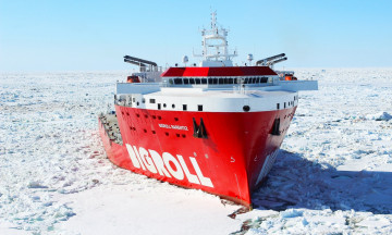 Картинка bigroll+barentsz корабли другое ямал-спг льды bigroll barentsz арктика тяжеловоз