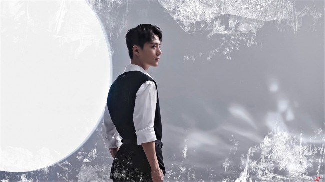 Обои картинки фото мужчины, xiao zhan, актер, свет