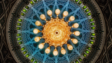 Картинка интерьер дворцы +музеи trey ratcliff фотография оман маскат потолок красиво oman muscat