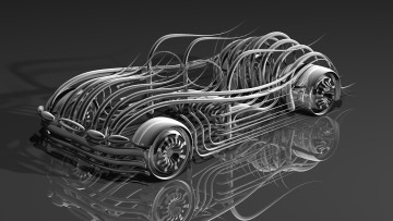 Картинка 3д графика modeling моделирование колеса авто