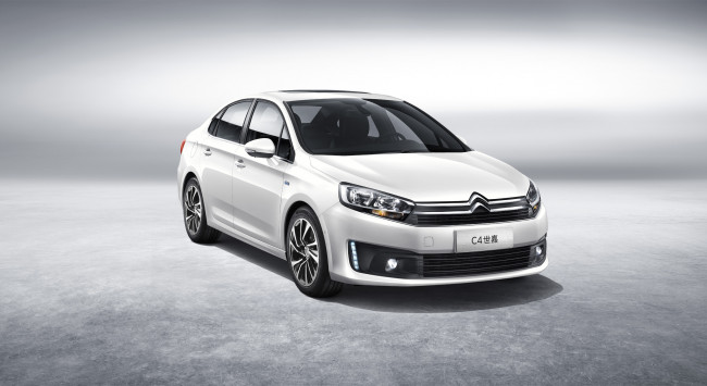 Обои картинки фото автомобили, citroen, 2015г, citroеn, c4, sedan