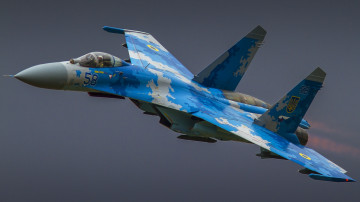 Картинка sukhoi+su-27p авиация боевые+самолёты истребитель
