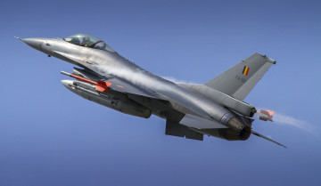 Картинка lockheed+martin+f-16a авиация боевые+самолёты истребитель