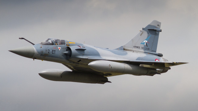 Обои картинки фото dassault mirage 2000-5f, авиация, боевые самолёты, истребитель