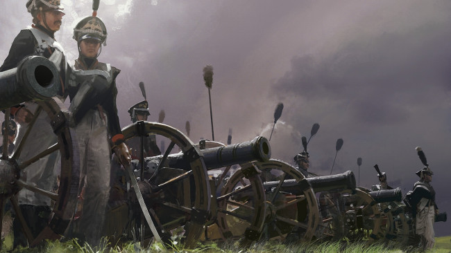 Обои картинки фото видео игры, age of empires iii,  the warchiefs, солдаты, пушки