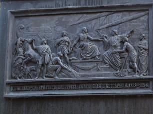 Картинка одесса фрагмент памятника графу воронцову разное рельефы статуи музейные экспонаты