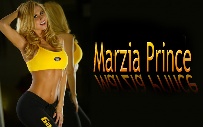 Обои картинки фото Marzia Prince, девушки, спортсменка, блондинка