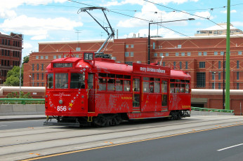 Картинка техника трамваи транспорт трамвай рельсы