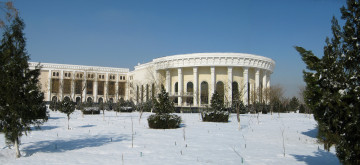 Картинка консерватория города -+другое зима восток здание ташкент