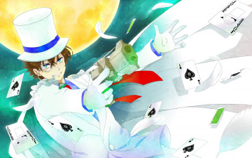 Картинка аниме detective+conan +magic+kaito парень