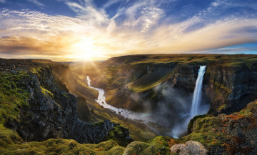 Картинка природа водопады простор