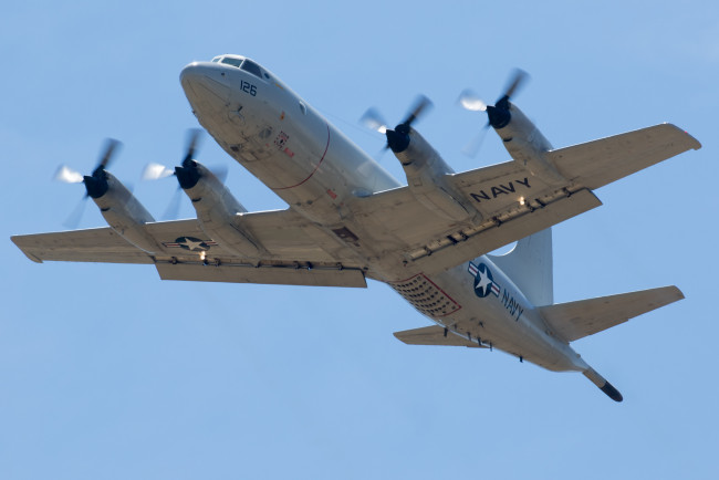 Обои картинки фото lockheed p-3c orion, авиация, боевые самолёты, разведчик, морской