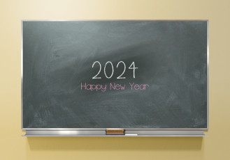 Картинка праздничные -+разное+ новый+год новый 2024 год доска мел ластик минимализм простой фон