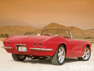 Картинка 1962 chevrolet corvette автомобили