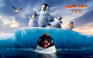 Картинка happy feet two мультфильмы пингвин