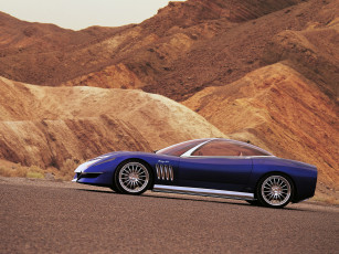 обоя corvette moray concept 2003, автомобили, corvette, 2003, concept, moray