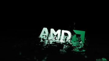 обоя компьютеры, amd, фон, логотип