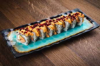 Картинка еда рыба +морепродукты +суши +роллы икра суши роллы