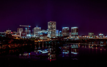 Картинка города -+огни+ночного+города огни ночь здание город