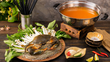 Картинка еда рыба +морепродукты +суши +роллы краб грибы соус