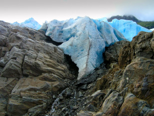 Картинка норвегия нурланн природа айсберги ледники горы