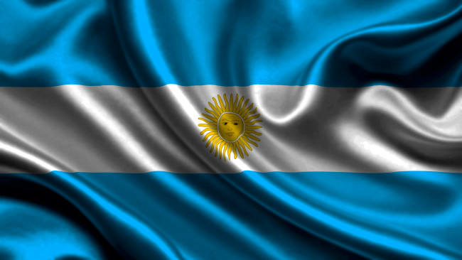 Обои картинки фото разное, флаги, гербы, argentina, аргентина, flag, satin