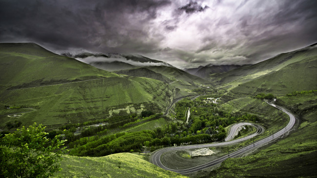 Обои картинки фото природа, дороги, дорога, горы