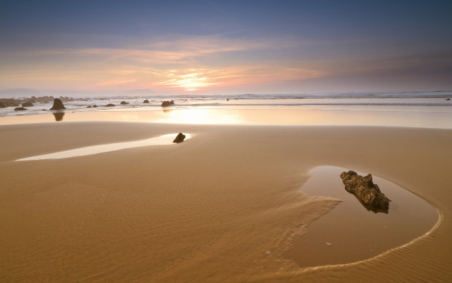 Обои картинки фото природа, побережье, пляж, камни, песок