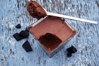 Картинка еда мороженое +десерты шоколадный десерт мусс