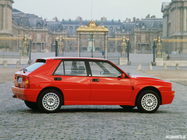 Обои картинки фото lancia, delta, integrale, 1991, автомобили